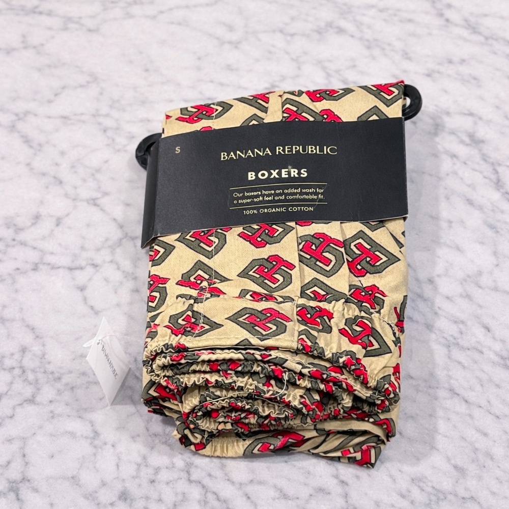 Banana Republic Boxers Small 100% Cotton Printed Men’s NWT
